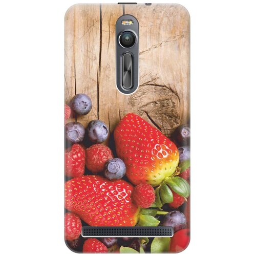 фото Cиликоновый чехол на asus zenfone 2 (ze551ml) / асус зенфон 2 с принтом "дерево фруктов" gosso