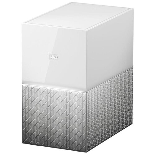 Сетевое хранилище Western Digital My Cloud Home Duo 6 TB (WDBMUT0060JWT) белый/серый