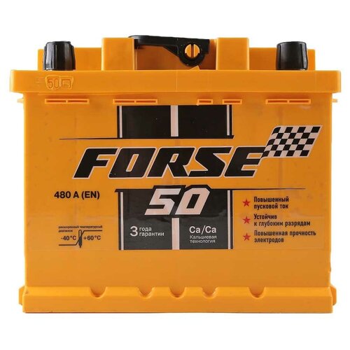 фото Forse аккумулятор forse 50 ач 480а о/п bi101802