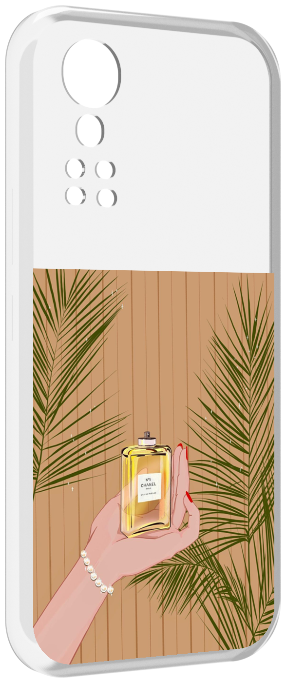 Чехол MyPads запах-шанель-номер-5 для ZTE Axon 30 5G / Axon 30S задняя-панель-накладка-бампер