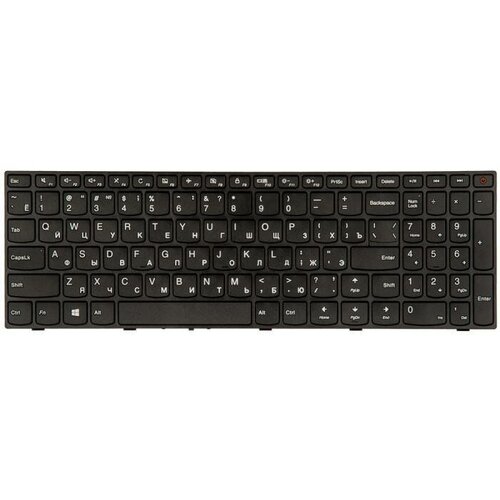 Клавиатура для ноутбука Lenovo IdeaPad 110-15ISK 110-17ACL 110-17IKB 110-17ISK чёрная с рамкой 5N20L25877 1188₽