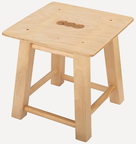 Изображение товара Табурет KETT-UP LOFT KINDER, деревянный KU087, лак, цвет натуральный, 1 штука