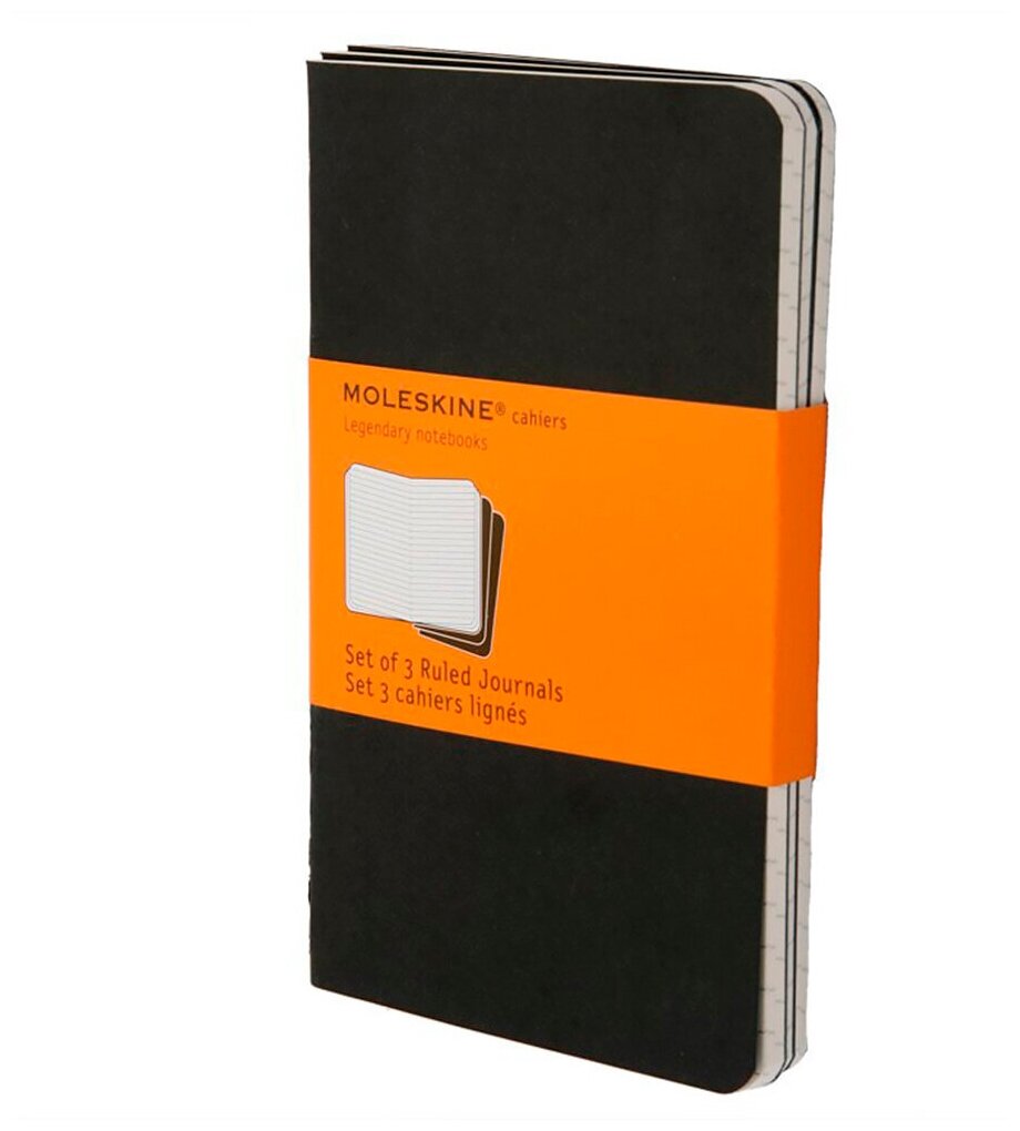 Набор 3 блокнота Moleskine Cahier Journal Pocket, в линейку