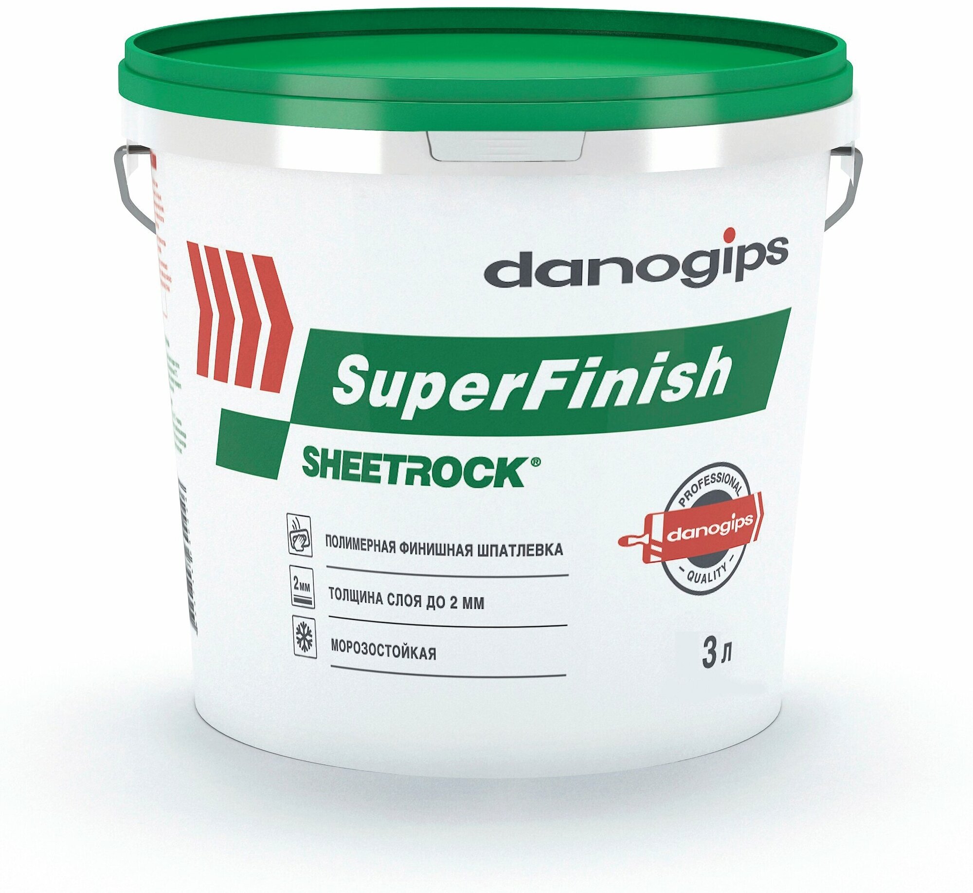 DANOGIPS SUPER FINISH шпаклевка универсальная (3л)