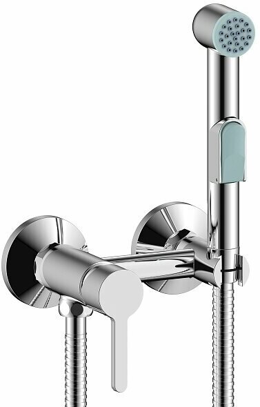 фото Смеситель д/биде наст. с гиг. душем, 25-07/2L LEDA, хром, картридж d-25 ARGO