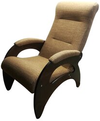 Кресло Сириус Мария, 59 x 93 см, обивка: ткань, цвет: темный орех Бинго 36
