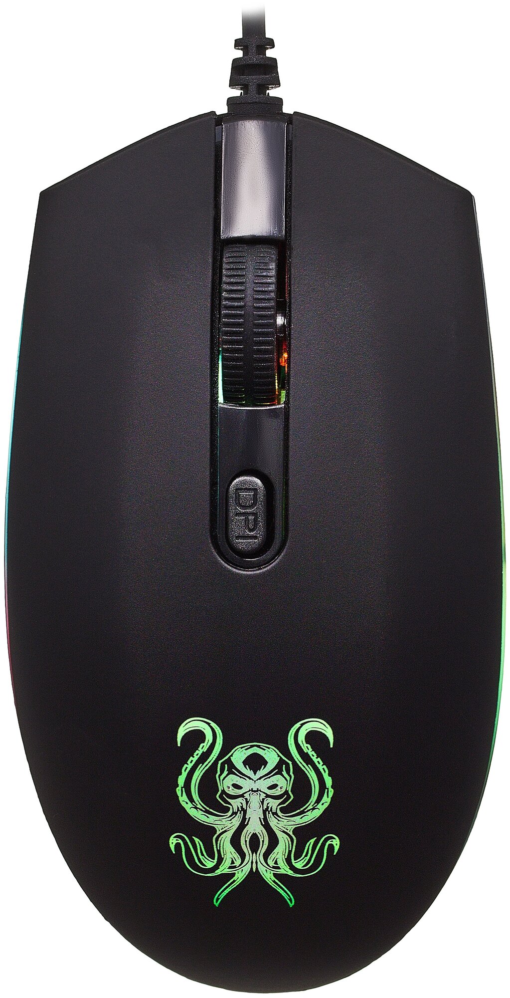 Мышь OKLICK 706G OCTA, игровая, оптическая, проводная, USB, черный [mw-1910] - фото №1