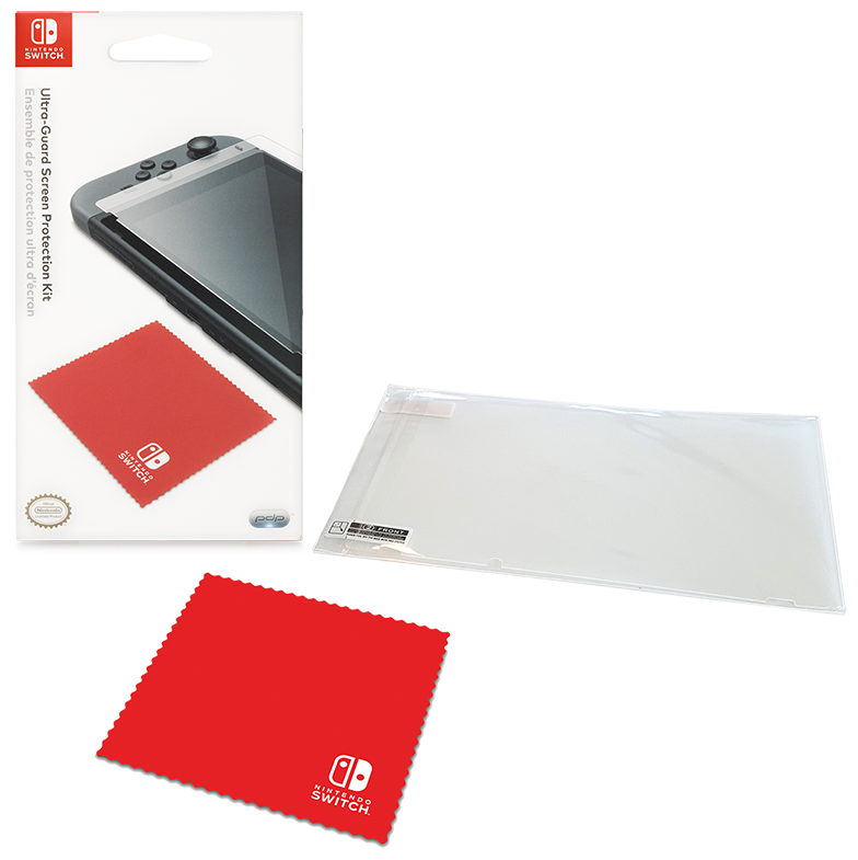 Pdp Набор для защиты экрана Ultra Guard Protection Kit для консоли Nintendo Switch (500-067), прозрачный