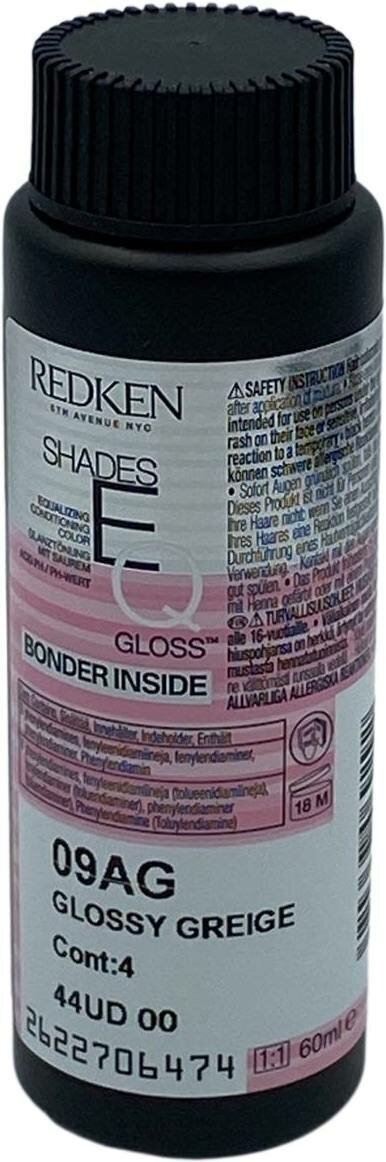 Redken Shades EQ Gloss Краска-блеск для волос без аммиака, 09AG, 60 мл