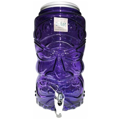 Ёмкость для лимонада TIKI с краником San Miguel, 6 л (25 х 25 х 35) Цвет: фиолетовый