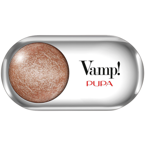 Пупа / Pupa - Тени запеченные для век сияющие Vamp Wet&Dry тон 402 Rose Gold 1 г