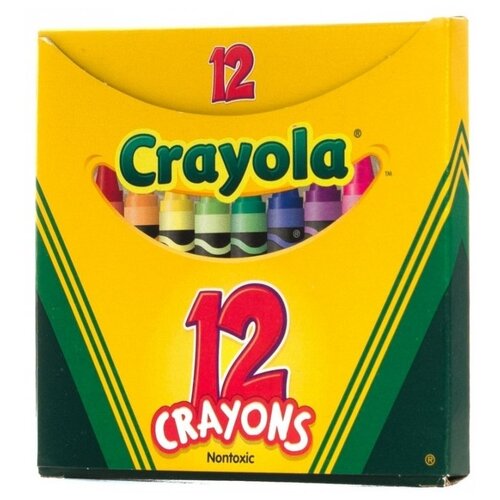 Мелки Crayola, восковые 12 цв.