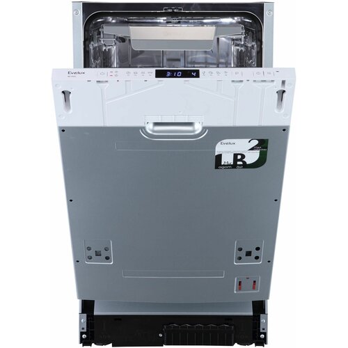 Встраиваемая посудомоечная машина Evelux BD 4502 45 см узкая 10 комплектов белая 3999000₽