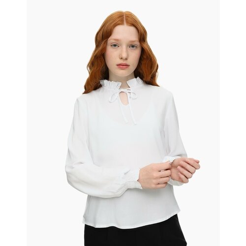Блуза Gloria Jeans, размер 14+/164 (42), белый