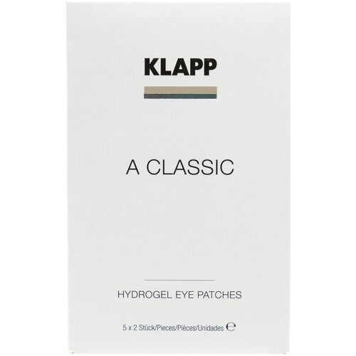 фото Klapp маска-патчи для век a classic hydrogel eye patches, 2 шт., 5 уп.