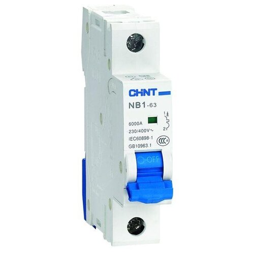 Автоматический выключатель CHINT NB1-63 (D) 6kA 4 А