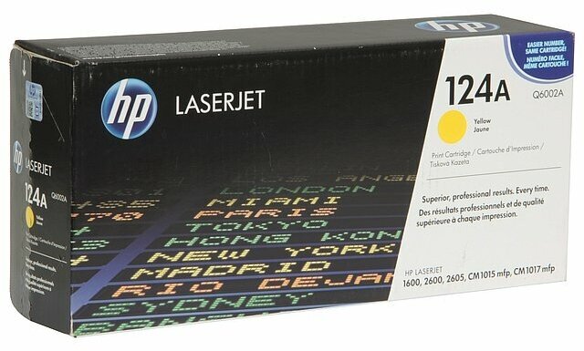 HP 124A (желтый) для HP Color LaserJet 1600/2600/2605/2605dn/2605dtn/CM1015/CM1017 - фото №18