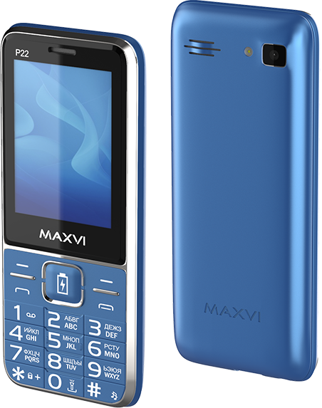 Телефон MAXVI P22, 2 SIM, marengo