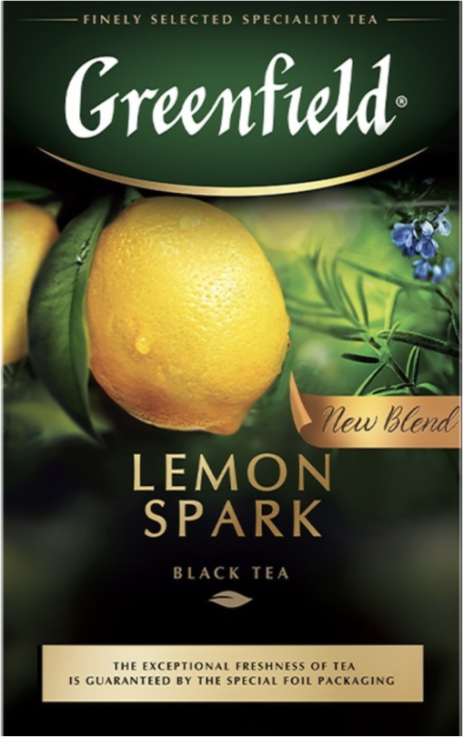 Чай черный Greenfield Lemon Spark 100 грамм