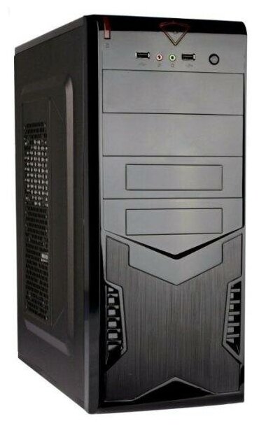 Корпус ATX Exegate CP-604 Без БП чёрный (EX280385RUS )