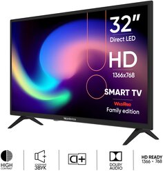 Телевизор 32" Topdevice TDTV32BS01H_BK (HD 1366x768, Smart TV) черный