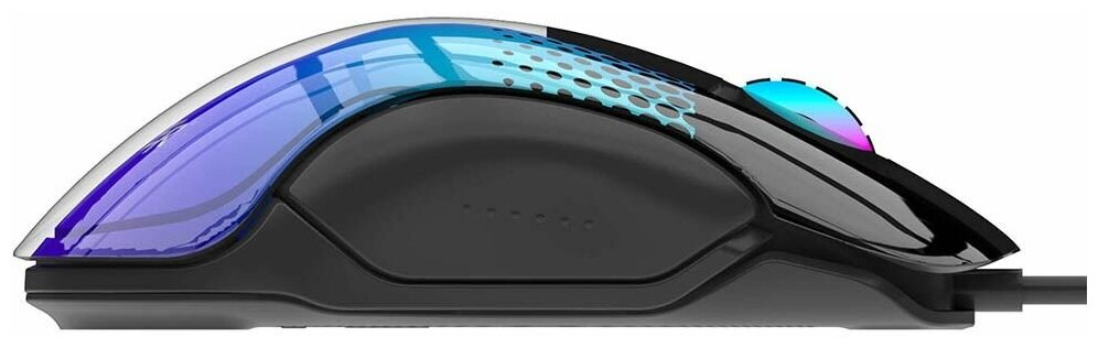 Мышь HIPER ASASSIN GMUS-2000 проводная оптическая 12000 dpi USB SPCP6662 7 кнопок подсветка RGB цвет черный