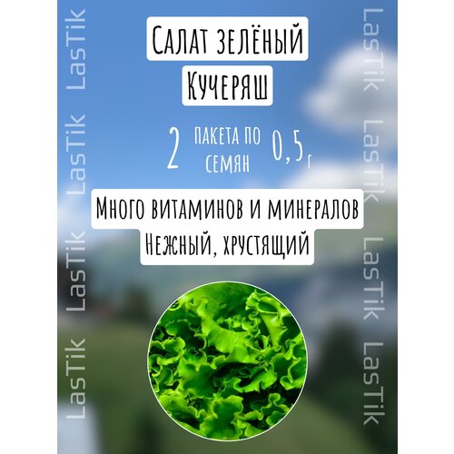 Салат Кучеряш зеленый 2 пакета по 0,5г