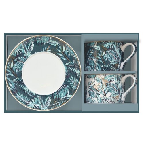 фото Набор из 2 чашек с блюдцами "джунгли" в подарочной упаковке easy life