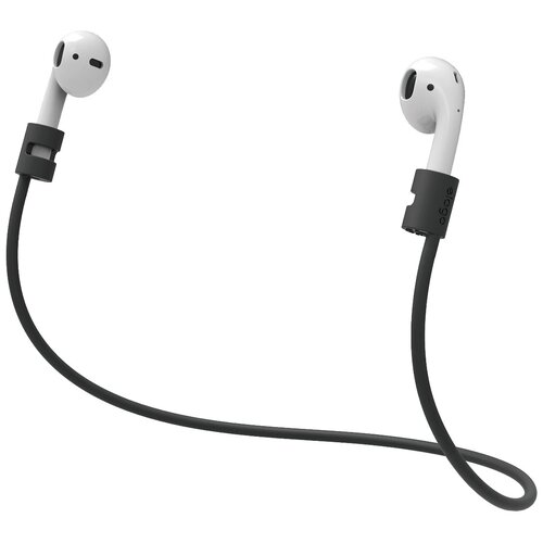 фото Держатель elago strap для airpods (black)