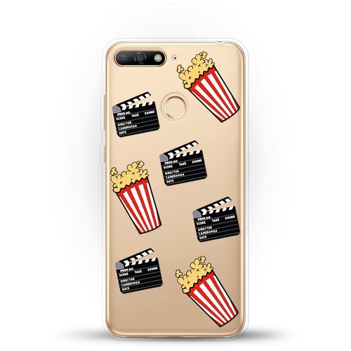 фото Силиконовый чехол movie на honor 7a pro andy & paul