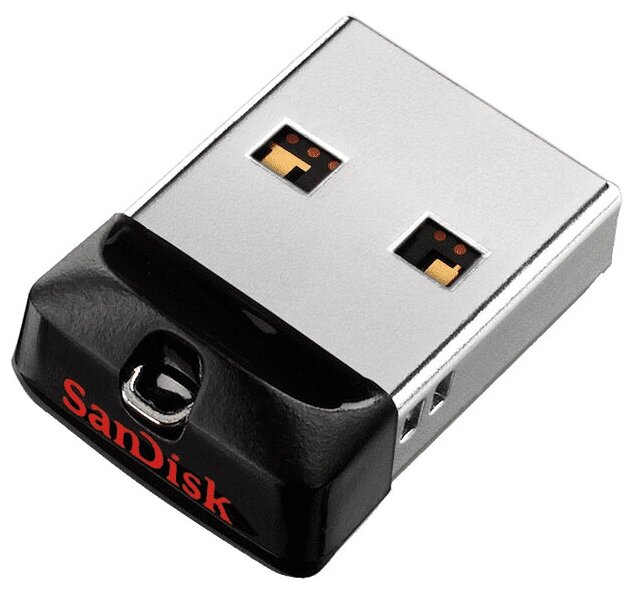 Флешка Sandisk Cruzer Fit SDCZ33-064G-G35 Black