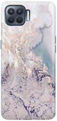 RE:PA Чехол - накладка ArtColor для Oppo Reno4 Lite с принтом "Мраморная волна"