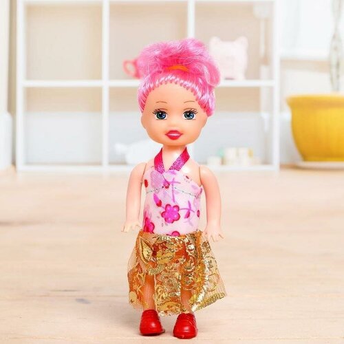 Кукла малышка Кира в платье, микс 1 шт