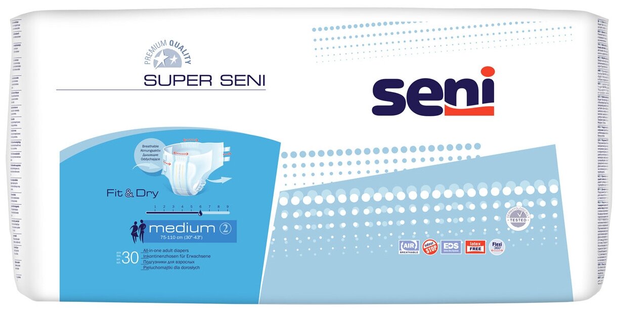 Подгузники для взрослых Seni Super Seni 30
