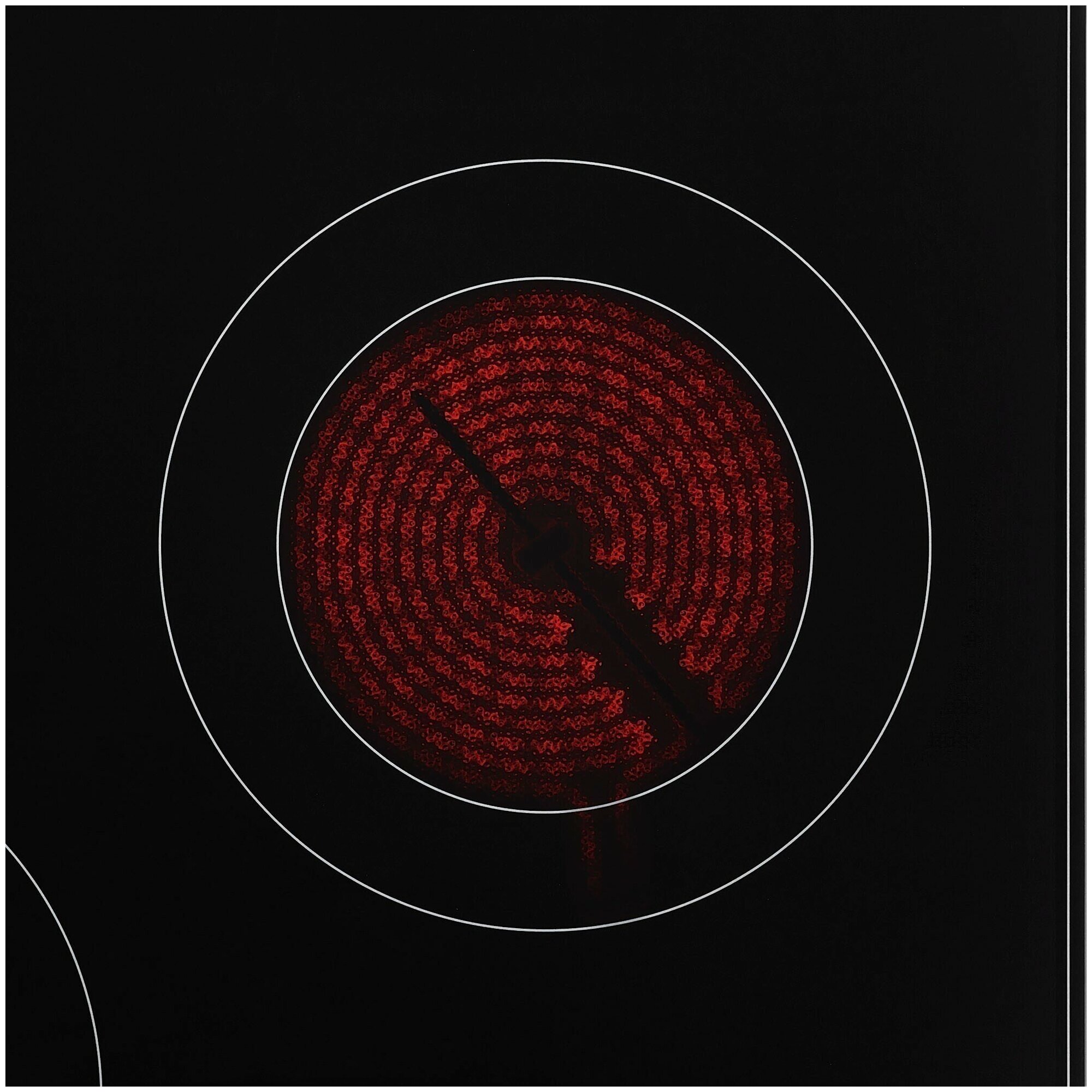 Поверхность стеклокерамическая KRONA LAUREL 45 BL черный (3 конф) - фотография № 7