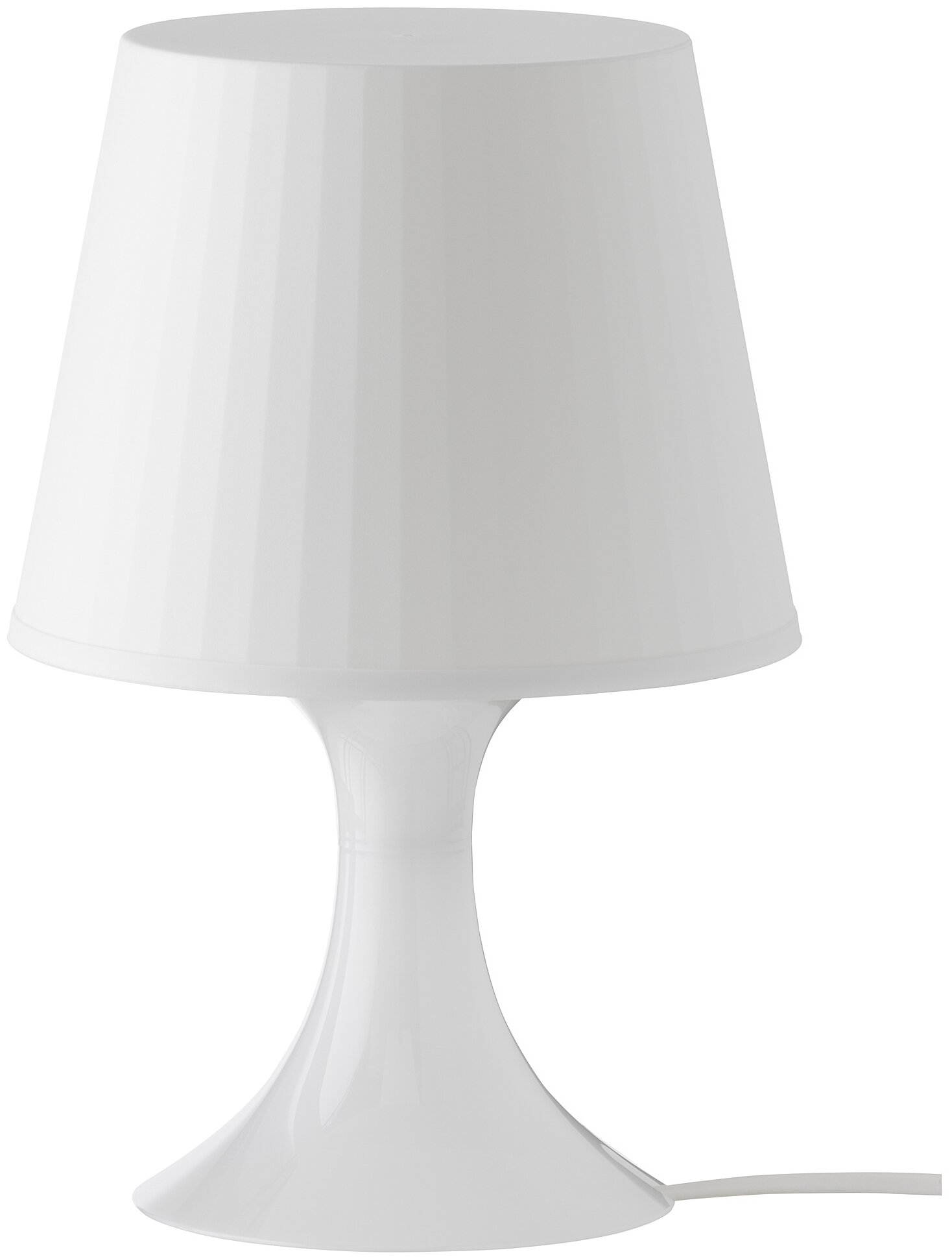 LAMPAN лампан лампа настольная 29 см белый - фотография № 1