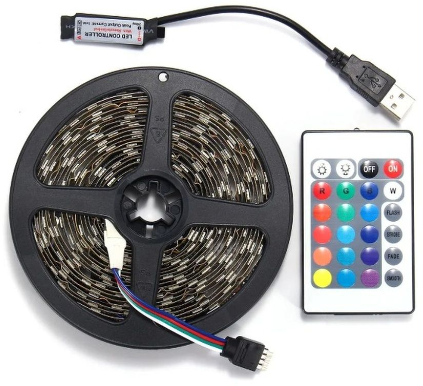 Светодиодная USB лента 5050 RGB LED 2м - фотография № 7