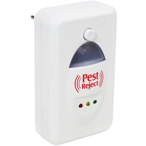 Ультразвуковой отпугиватель Pest Reject RA-52185 (200 кв. м.) белый отпугиватель грызунов и насекомых pest repelling aid ультразвуковой