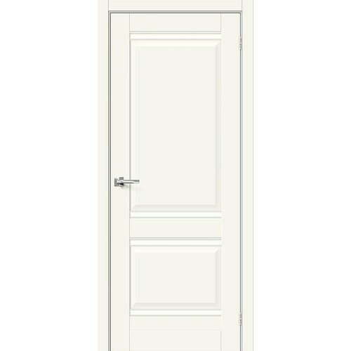 Межкомнатная дверь в комплекте/Двери Браво/Прима-2 200*60, цвет Аляска/Эмалит/, комплект (полотно, коробка, наличник с двух сторон) межкомнатная дверь в комплекте двери браво скинни 21 со стеклом цвет белый 200 60 винил комплект полотно коробка наличник