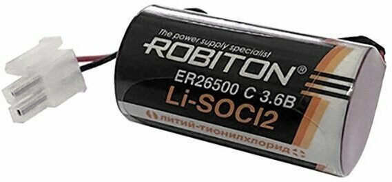 Батарейка Robiton ER 26500-55572P (C) c коннектором 5557-2P (2 шт.)