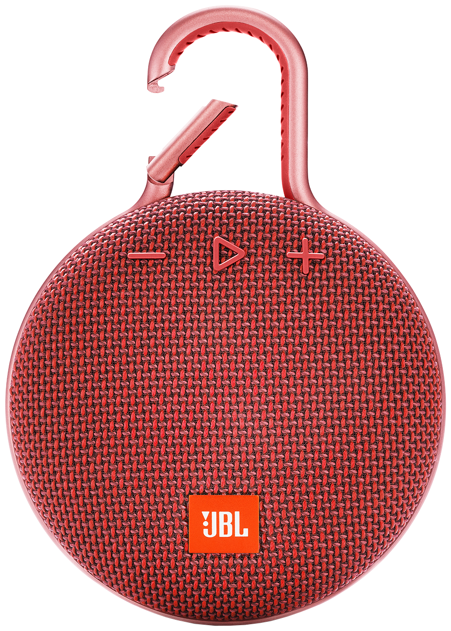 Портативная акустика JBL CLIP 3, 3.3 Вт, fiesta red