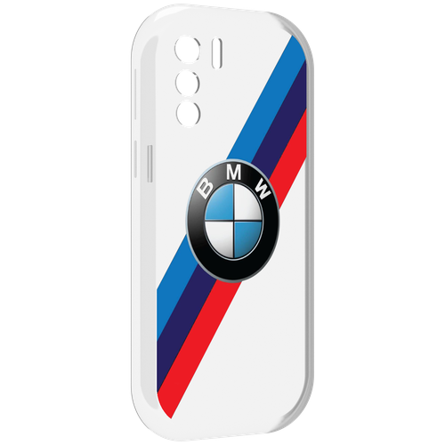 Чехол MyPads Лого-BMW мужской для UleFone Note 13P задняя-панель-накладка-бампер