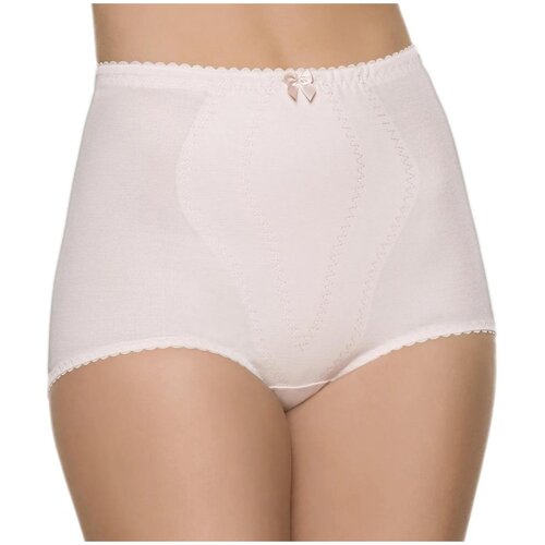 фото Lauma трусы perfect classic слипы высокой посадки, размер 58, серебристый пион