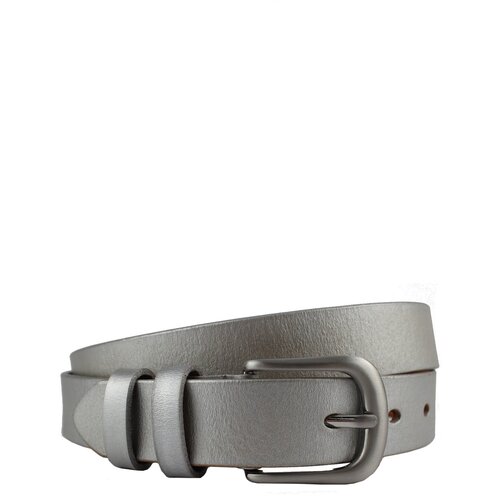 фото Ремень stilmark, размер 120, серебряный