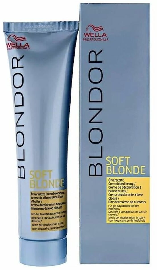 Wella Blondor Soft Blonde / Блондирующий крем с экстрактом ромашки, 200 мл.