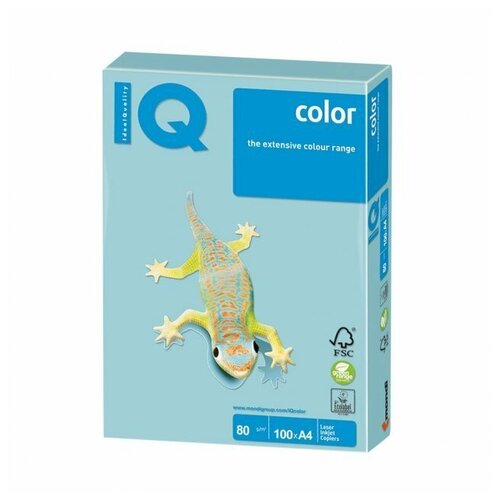 IQ Color A4 80 г/м², 100 л, голубой МВ30