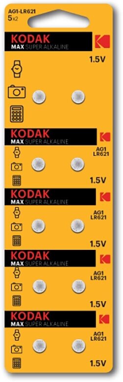 Kodak AG0 (379) LR521, LR63 [KAG0-10] (100/1000/98000)