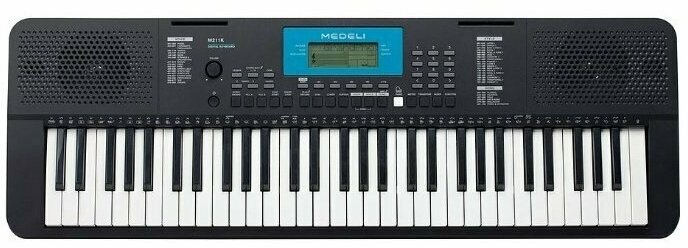 Medeli M211K Синтезатор, 61 клавиша, 580 голосов, 200 стилей, 155 демо песен, система обучения, цвет