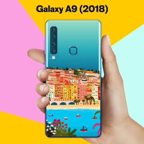 Силиконовый чехол на Samsung Galaxy A9 (2018) Пляж / для Самсунг Галакси А9 2018