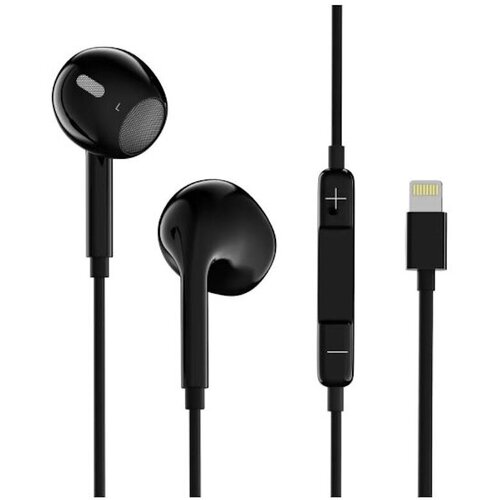 Гарнитура внутриканальная Perfeo REDONE 8pin для IPhone определяется как Bluetooth черные PF_C3180 53000₽